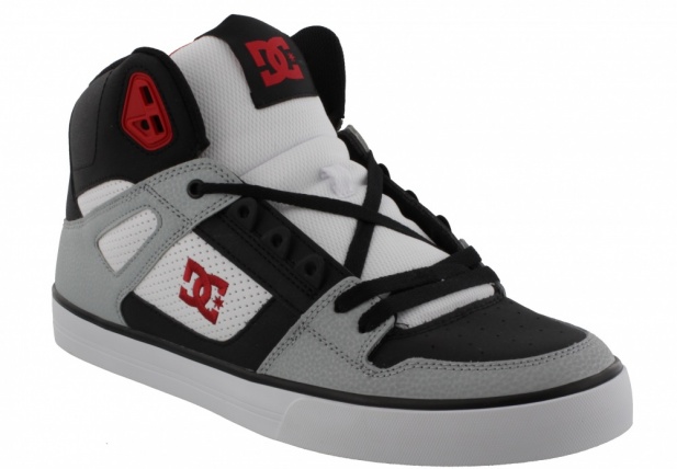 DC Shoes PURE HIGH-TOP WC BYR BLACK/GREY/RED